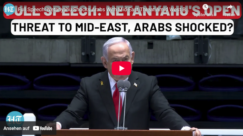 Video/Netanyahu volle Knesset-Ansprache: Klare Ansagen, schock für Araber, Krieg wird härter