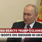 Russland widerspricht Trump: KEINE West-Boots on the ground in Ukraine/ Trump: „auf irgendwas müssen wir uns einigen“